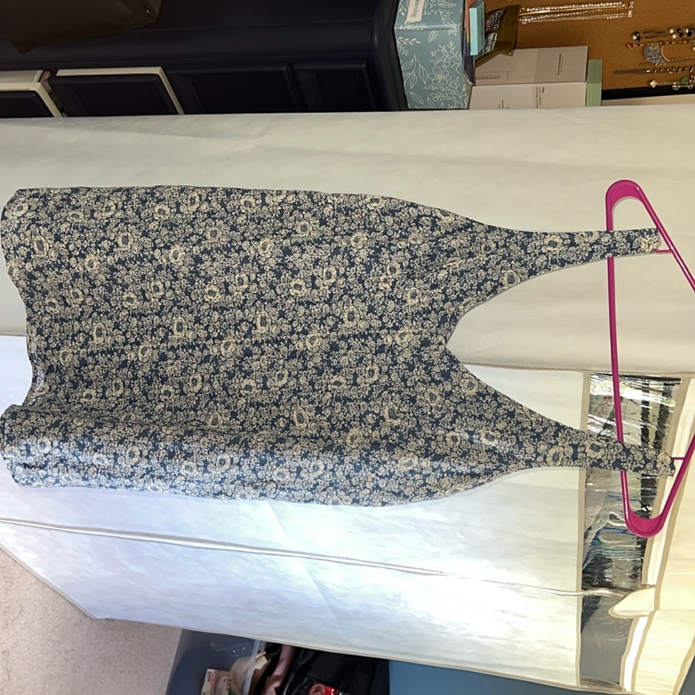 Blue pattern dress from AE